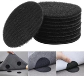 10 lu Halı Paspas Kilim Kaydırmaz Yapıştırma Bandı Minder Örtü Sabitleyici Çift Taraflı Cırt Bant - 2