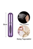 5 ml Seyahat Parfüm Şişesi Doldurulabilir Mini Cep Yedek Parfüm Şişesi Boş Fısfıs Sprey Şişe - 2
