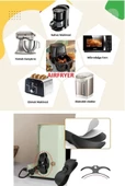 2 li Yapışkanlı Duvar Kablo Sabitleyici Düzenleyici Airfryer Kahve Tost Makinesi Fiş Tutucu Toparlayıcı - 1