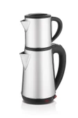 Inox Çaycı Elektrikli Çay Makinesi Kaliteli Paslanmaz Çelik Filtre (1.8L - 1500W) Erdem Store - 4