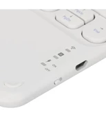 Xiaomi Redmi Pad 5 11" Uyumlu Kablosuz Bluetooth Şarjlı TouchPad'li Klavye Mouse Seti - Beyaz - 4