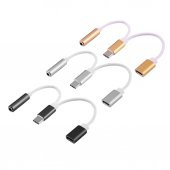 Type-C to 3.5mm Kulaklık Çevirici Aux Kulaklık + Şarj Dönüştürücü - 4