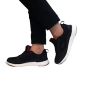 Jump 32427 Siyah-Beyaz Hafızalı Rahat Taban Spor Ayakkabı - 6