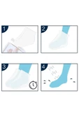 Peeling Etkili Ayak Maskesi Nemlendirici Kolajen Manikür El Maskesi (1 Çift) - 4
