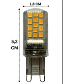 Osram 4W (40W) 2700K (Sarı Işık) G9 Duylu Dim Edilebilir Led Kapsül Ampul (4 Adet) thumbnail 3