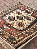 87x96 cm Küçük Boy El Dokuma Nostalji Kilim Küçük Dekoratif Halı - 2