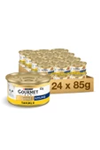Purina Gold Kıyılmış Tavuklu Kedi Konservesi 85 gr X 24 Adet - 1