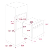 Teka Hak 627 R VN Country Krem Ankastre Fırın - 2