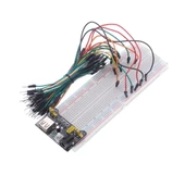 MB-102 Breadboard, 65'li Erkek Erkek Jumper Kablo, Breadboard Güç Kartı - 4
