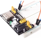 MB-102 Breadboard, 65'li Erkek Erkek Jumper Kablo, Breadboard Güç Kartı - 5