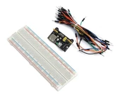 MB-102 Breadboard, 65'li Erkek Erkek Jumper Kablo, Breadboard Güç Kartı - 1