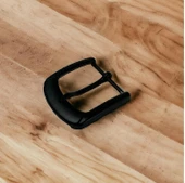 Kemer Tokası 3,5 cm Siyah Boyalı Hafif Ürün (Leathercraft, Deri Hobi) - 1