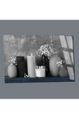 Harikabirev HARİKABİREV|KIRILMAZ CAM (TEMPERLİ) GRİ-MAVİ MUM DEKOR TABLOSU 01 |TMTEKLİ thumbnail 3