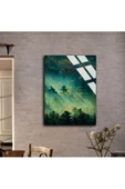 Harikabirev HARİKABİREV|KIRILMAZ CAM (TEMPERLİ) YEŞİL ORMAN TABLOSU 01 |TMTEKLİ thumbnail 2