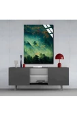 Harikabirev HARİKABİREV|KIRILMAZ CAM (TEMPERLİ) YEŞİL ORMAN TABLOSU 01 |TMTEKLİ thumbnail 3