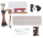 Kutulu Breadboard Power Jumper Kablo Kiti Adaptörlü Elektronik Deney Seti - 1