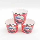Cars (Şimşek McQueen) Cupcake (Muffin) Kabı (25 adet) - 1