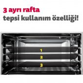 Simfer 4502 45 Litre Turbo Midi Fırın - Beyaz - 7
