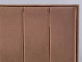 Niron Comfort Başlık 90 cm Tek Kişilik Yatak Başlığı Sütlü Kahve Kumaş Başlık thumbnail 3