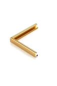 Harikabirev HARİKABİREV|GOLD-SİYAH SEVİLEN SOYUT ÇİÇEK KOMBİNİ 2 |ÇERÇEVELİ TEMPERLİ CAM TABLO TEKLİ DİKEY - 5