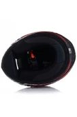 LS2 Rapıd 2 Kaıju Mat Siyah-Kırmızı Fullface Motosiklet Kaskı Siyah Camlı - 2