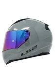 LS2 Rapid 2 Nardo Gri Fullface Motosiklet Kaskı Gökkuşağı Camlı thumbnail 1