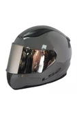 LS2 Rapıd 2 Nardo Gri Fullface Motosiklet Kaskı Gri Camlı thumbnail 2