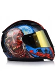 LS2 Rapıd 2 Zombıe Fullface Motosiklet Kaskı Gold Camlı - 2