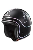 LS2 Unisex Siyah Bobber Rusty Kask thumbnail 1