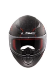 LS2 Rapıd Takaroa Mat Siyah-kırmızı Kask - 6
