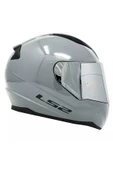 LS2 Rapıd 2 Nardo Gri Fullface Motosiklet Kaskı Gri Camlı thumbnail 3