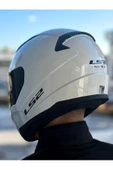 LS2 Rapid 2 Beyaz Kask Siyah Vizörlü - 6