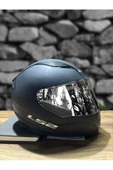 LS2 Rapıd Mat Siyah Kask - Gri Vizör - 3