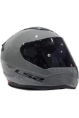 LS2 Rapıd 2 Nardo Gri Kapalı Motosiklet Kaskı Siyah-cam thumbnail 2