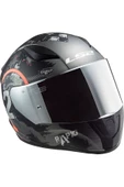 LS2 RAPID 2 CIRCLE  FULLFACE MOTOSİKLET KASKI GRİ CAMLI - 3