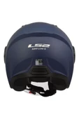 LS2 AIRFLOW 2 MAT NAVY MAVİ AÇIK MOTOSİKLET KASKI thumbnail 4