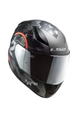 LS2 RAPID 2 CIRCLE  FULLFACE MOTOSİKLET KASKI GRİ CAMLI - 1