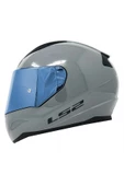 LS2 Rapıd 2 Nardo Gri Fullface Motosiklet Kaskı Mavi Camlı thumbnail 1