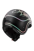 LS2 Unisex Siyah Bobber Rusty Kask thumbnail 4