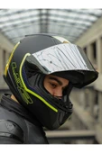 LS2 RAPID 2 EXTRA MAT NEON SARI-NAVY MAVİ KASK - 7
