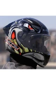 LS2 RAPID 2 RACE SPOX GRİ-KIRMIZI KAPALI MOTOSİKLET KASKI - 3