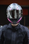 LS2 Rapıd 2 Palımnesıs Mat Siyah-pembe Kask thumbnail 5