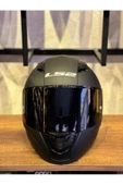 LS2 RAPID 2 MAT SİYAH KASK Full paket Yarış Spoiler ve Siyah Vizör ECE 22.06 sertifikalı - 4
