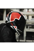 LS2 RAPID 2 GRID MAT BEYAZ-KIRMIZI KASK - 3