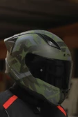LS2 RAPID 2 RACE THUNDER  BIRDS MAT YEŞİL-SİYAH-GRİ KASK - 2