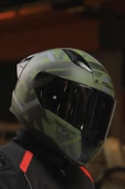 LS2 RAPID 2 RACE THUNDER  BIRDS MAT YEŞİL-SİYAH-GRİ KASK - 1