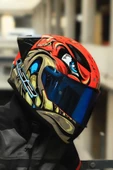 LS2 RAPID 2 RACE SPOX KIRMIZI-GRİ KASK - 1