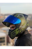 LS2 RAPID 2 RACE THUNDER BIRDS MAT YEŞİL-SİYAH-GRİ KASK - 3