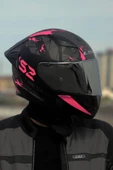 LS2 Rapıd 2 Race Palımnesıs Mat Siyah-Pembe Kask 2 - 3