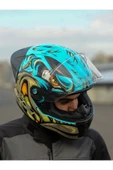LS2 RAPID 2 RACE NEO MAVİ-MOR KASK thumbnail 7